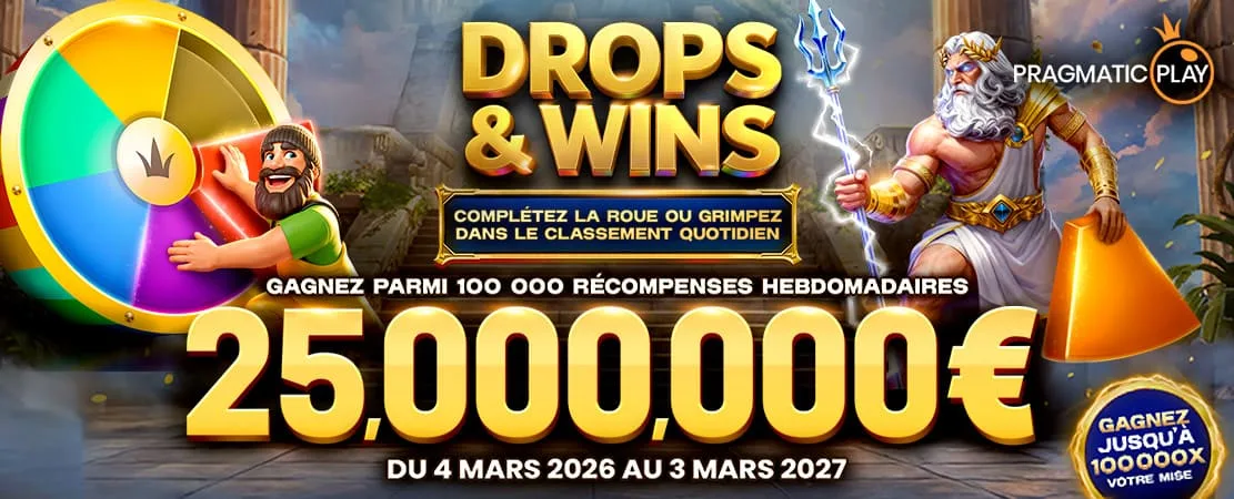 💸 25.000.000€ Drops & Wins - Pragmatic Play - Étape 2