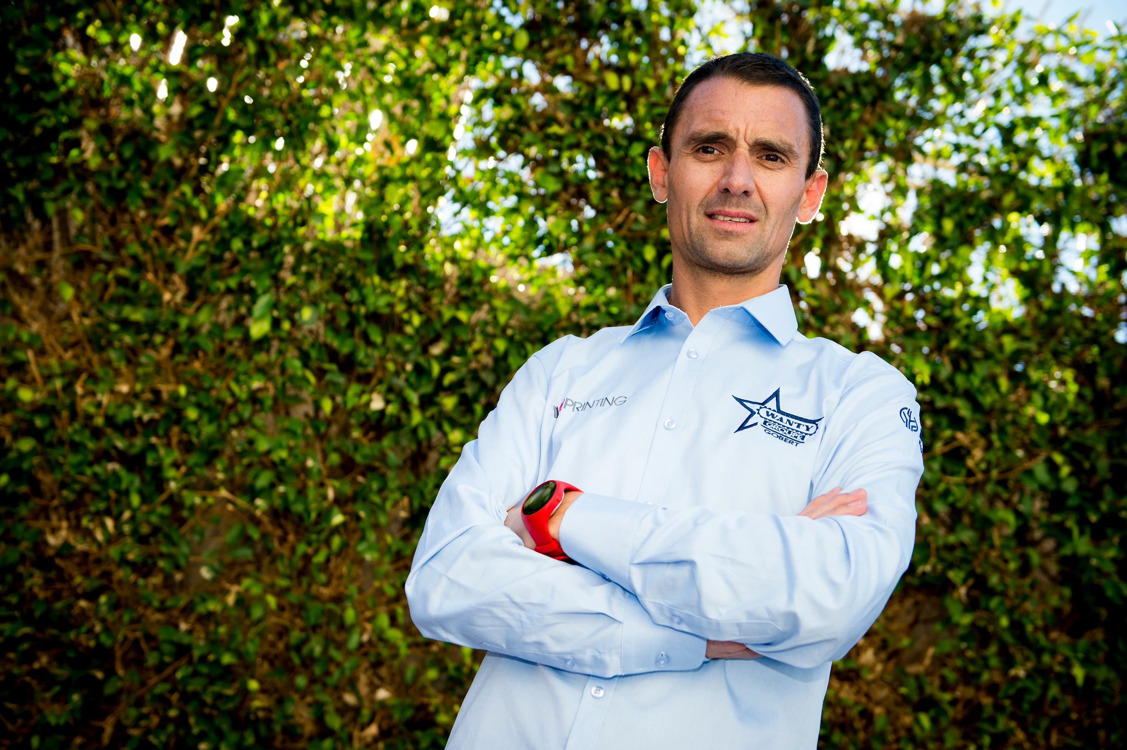 Belgian Sebastien Demarbaix, sports director of Wanty-Groupe Gobert poses for the photographer at the press day of Belgian cycling team Wanty-Groupe Gobert, in Benidorm, Spain, Friday 12 January 2018. BELGA PHOTO JASPER JACOBS