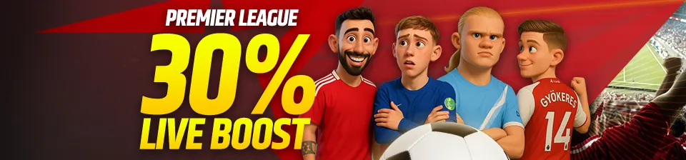 🚀 30% Live Profit Boost on the Premier League  🚀