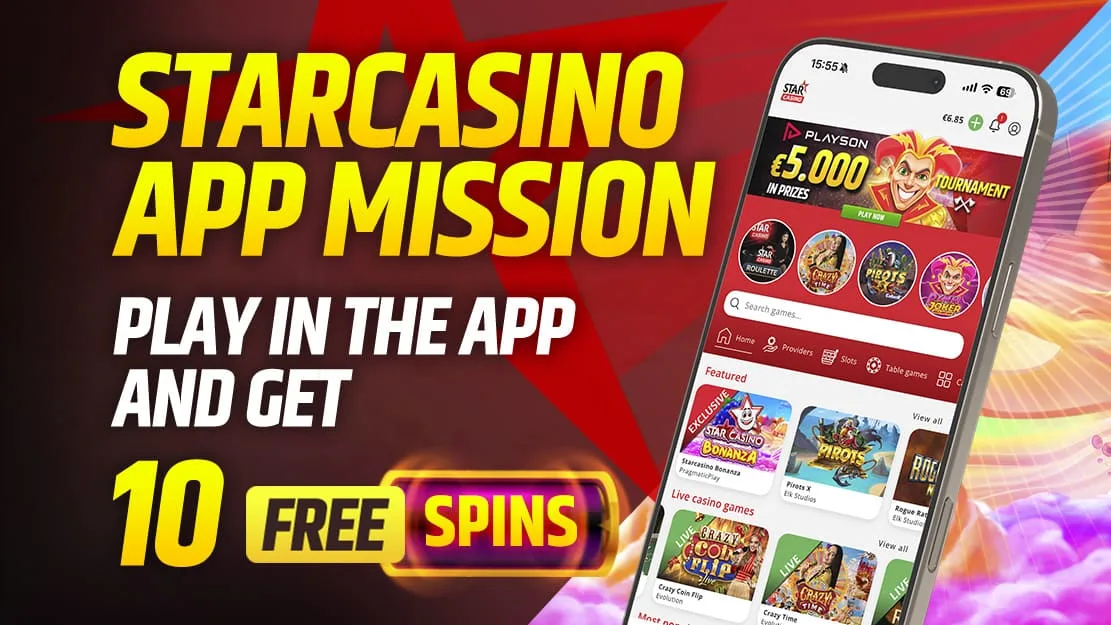 📲 Launch of the Starcasino App: Claim 10 Free Spins!