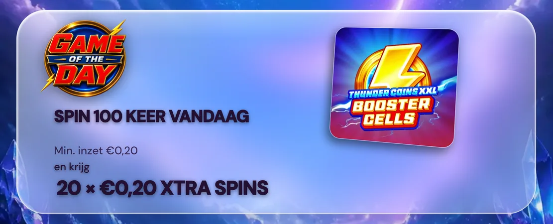Game of the Day | Thunder Coins XXL BoosterCells