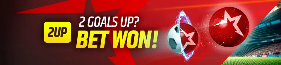 Win your 1X2 bet as soon as your team has a 2-goal lead, regardless of the final result!