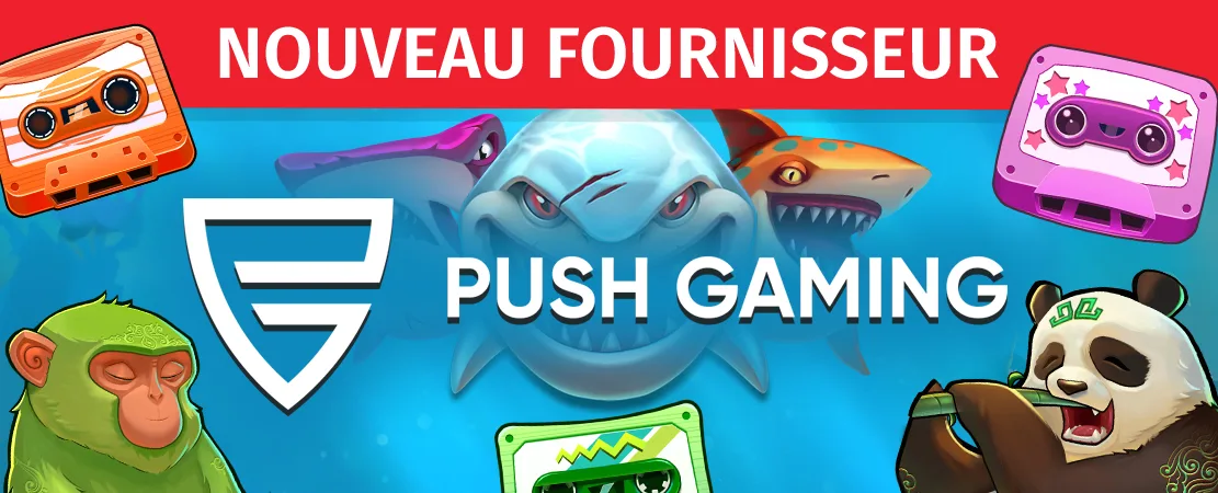 🎋 Bienvenue à notre nouveau fournisseur : Push Gaming