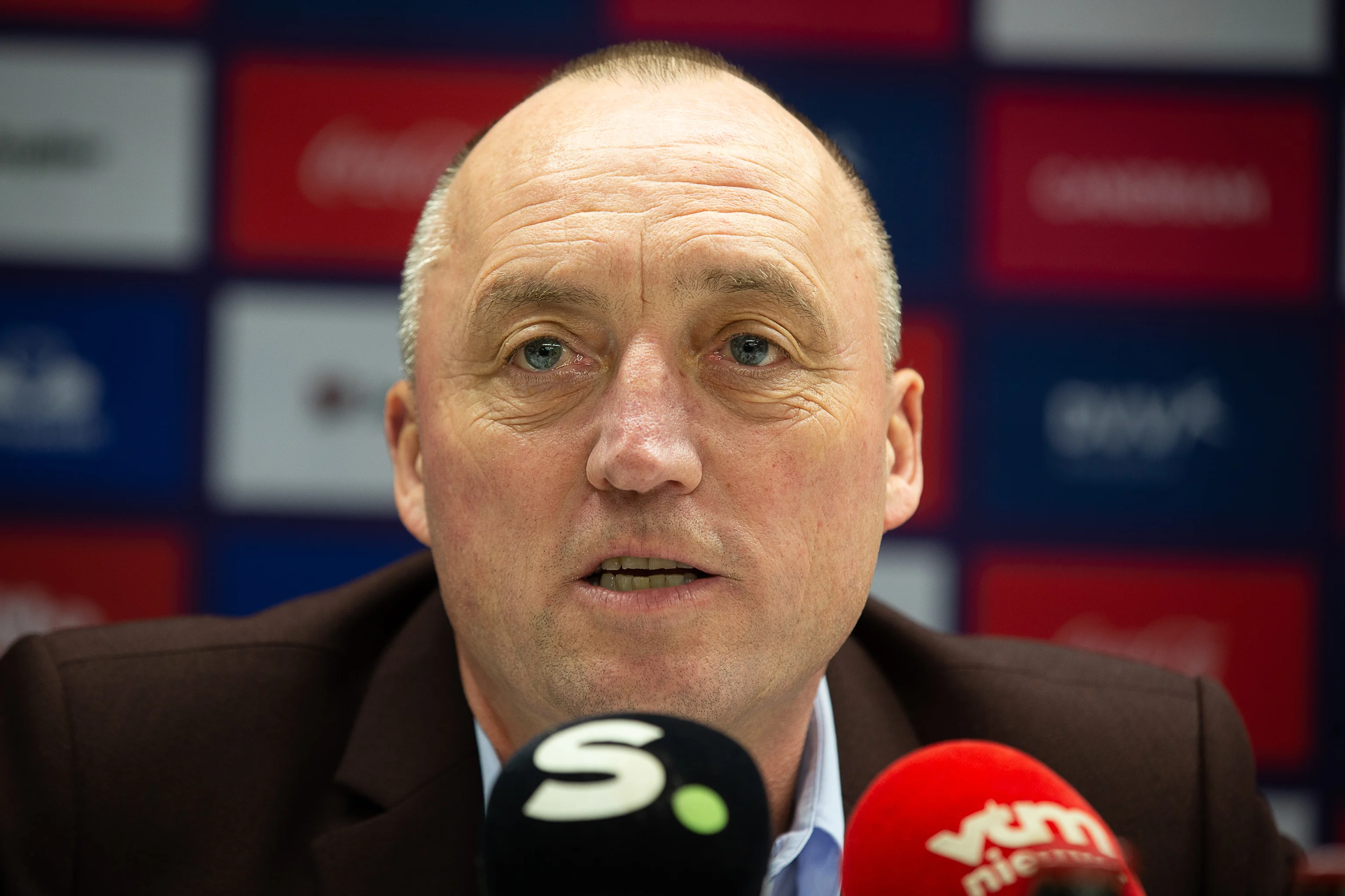 Anderlecht's chairman Wouter Vandenhaute pictured during a press conference of Belgian soccer team RSC Anderlecht to present their new CEO Sports, in Anderlecht, Brussels, Tuesday 15 November 2022. The 41-year-old Dane Fredberg will take the lead within the sports department at RSC Anderlecht from January 2023. BELGA PHOTO JAMES ARTHUR GEKIERE