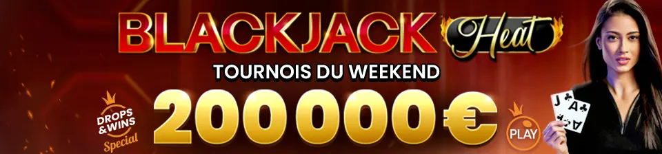 🔥 Rejoignez la Promo Blackjack Heat chaque week-end de juillet et gagnez une part de 200.000 € !