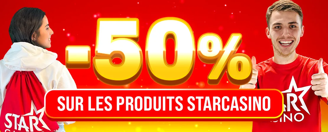 🛒 Profitez de soldes de -50% dans notre Starshop !