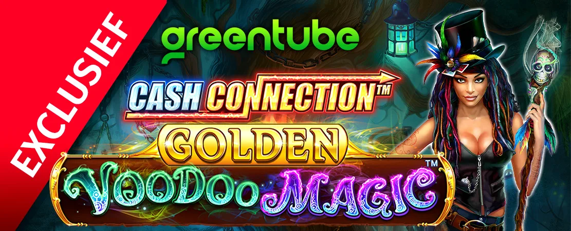 💀 Exclusief bij Starcasino! Cash Connection - Golden Voodoo Magic van Greentube 💀