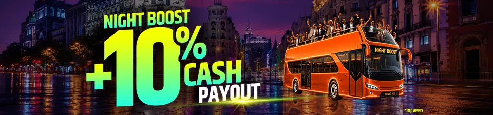 Cash payouts every night.