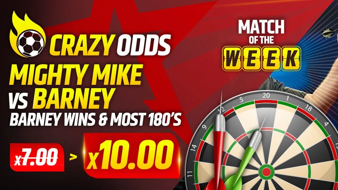 🎯 Van Gerwen vs Barneveld – Crazy Odds: Barney to win & hit most 180s