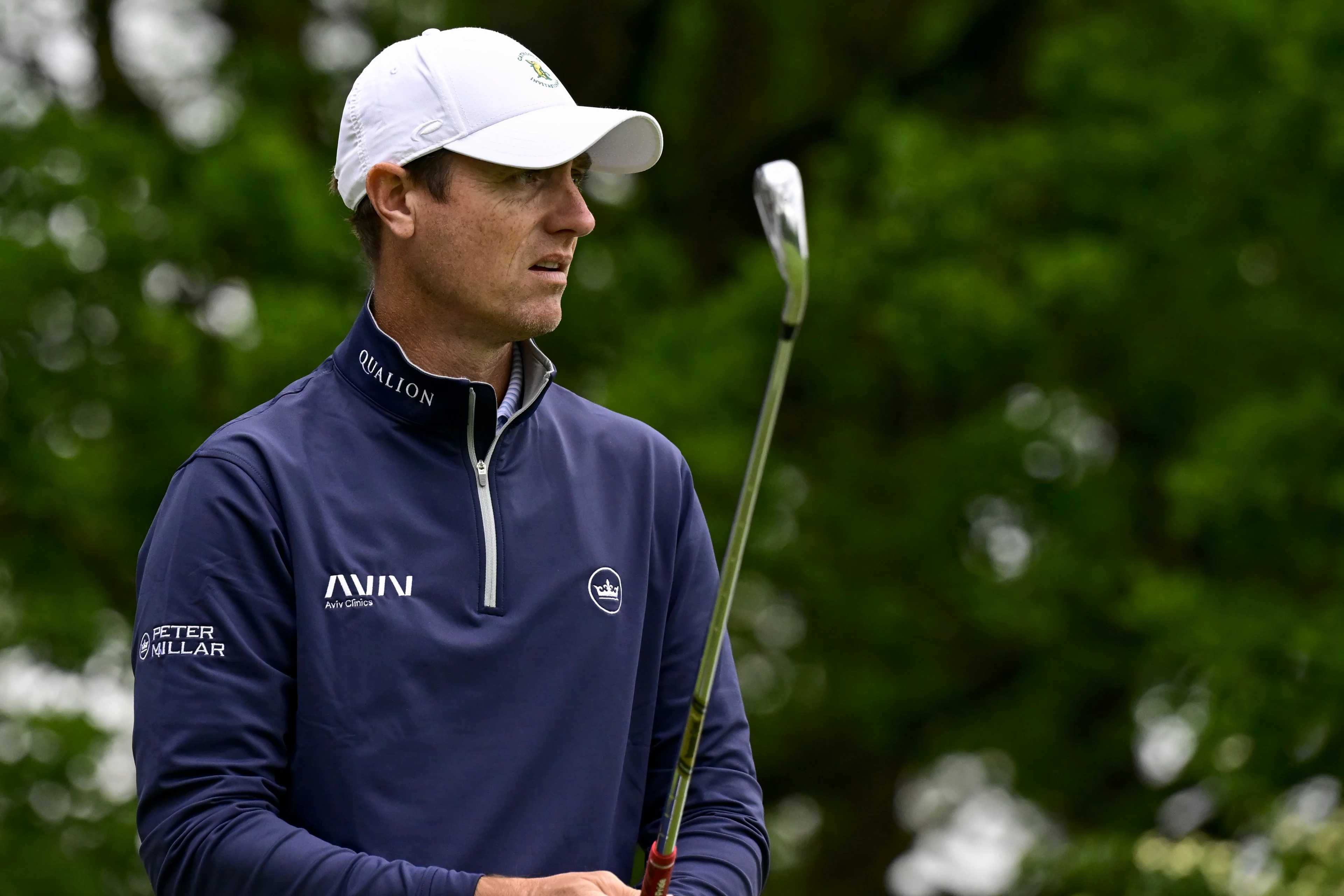 Belgian Nicolas Colsaerts pictured during the first round (1/4) at the 2024 Soudal Open DP World Tour golf tournament, in Schilde, Thursday 23 May 2024. The 2024 Soudal Open takes place from 23 to 26 May at the Rinkven Golf Club in Schilde. BELGA PHOTO DIRK WAEM