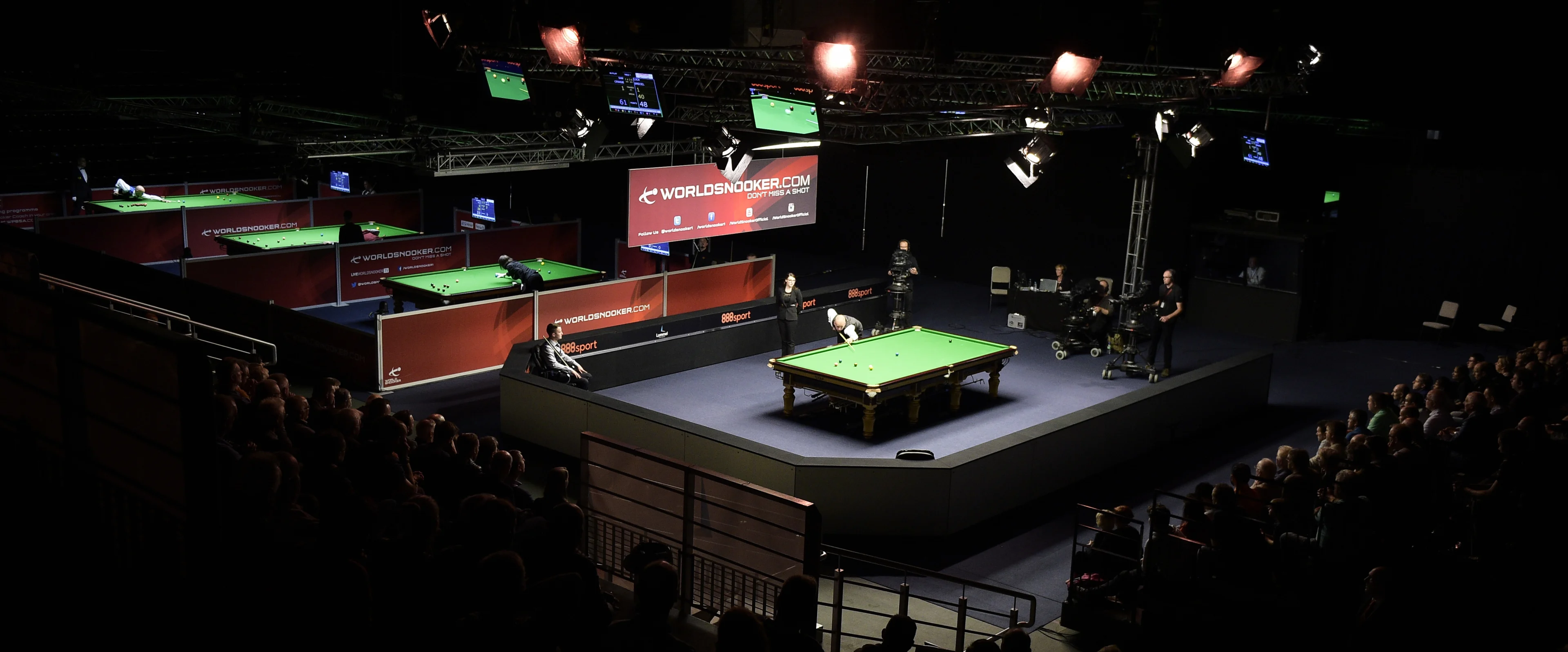 Illustration picture shows a game between Belgian Luca Brecel and Britain's Sam Craigie in the first round of the European Masters snooker tournament, Monday 02 October 2017, in Lommel. BELGA PHOTO YORICK JANSENS