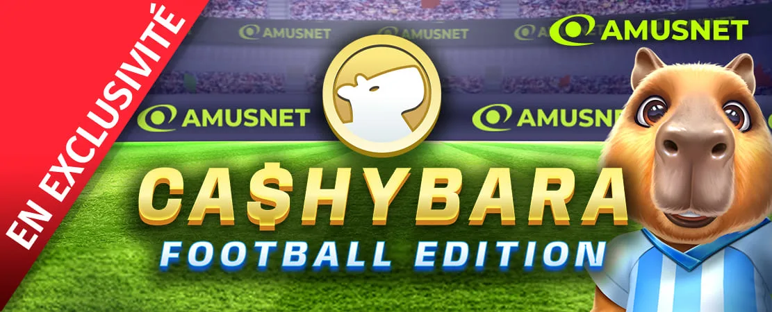 ⚽ Cashybara Football Edition d'Amusnet- En exclusivité chez Starcasino