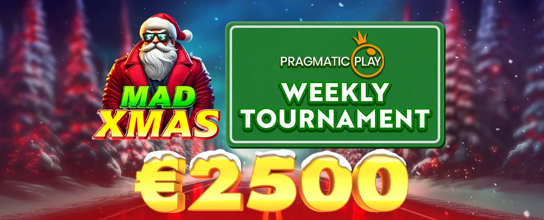 🤪 Mad Xmas €2,500 Pragmaic Play Tournament!
