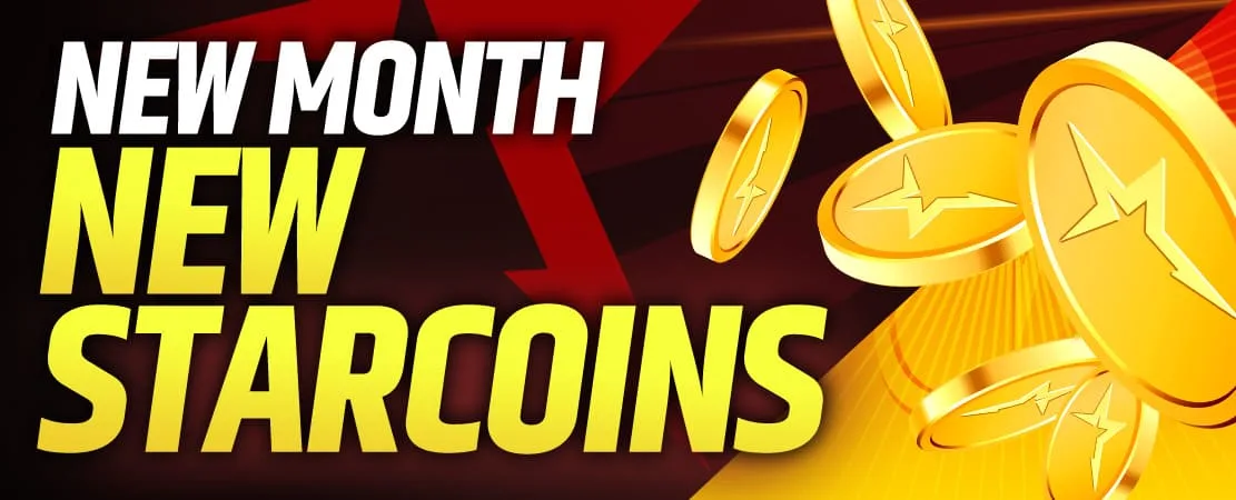 💰 Welcome October with new Starcoins 💰
