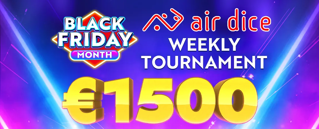 🎲 Exclusively at Starcasinodice! AirDice €1,500 Tournament