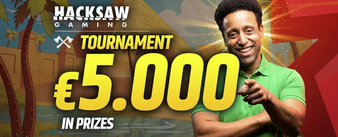 €5,000 Hacksaw Gaming Tournament 🪚