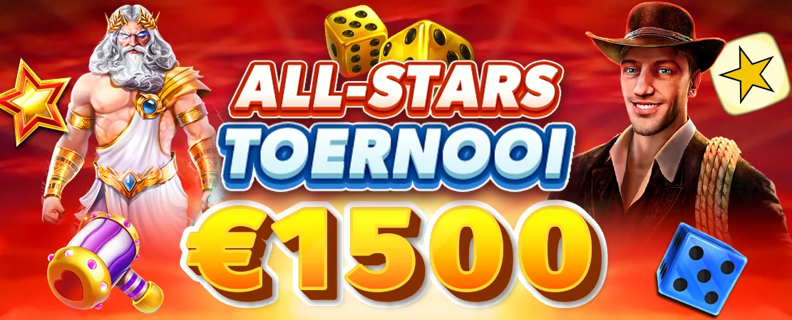 🎲 Exclusief bij Starcasinodice! All-Stars 1,5K Tournament