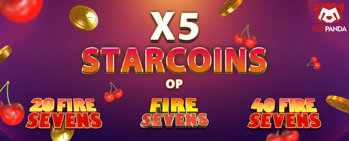 🍒 Fruitige X5 Starcoins vandaag!