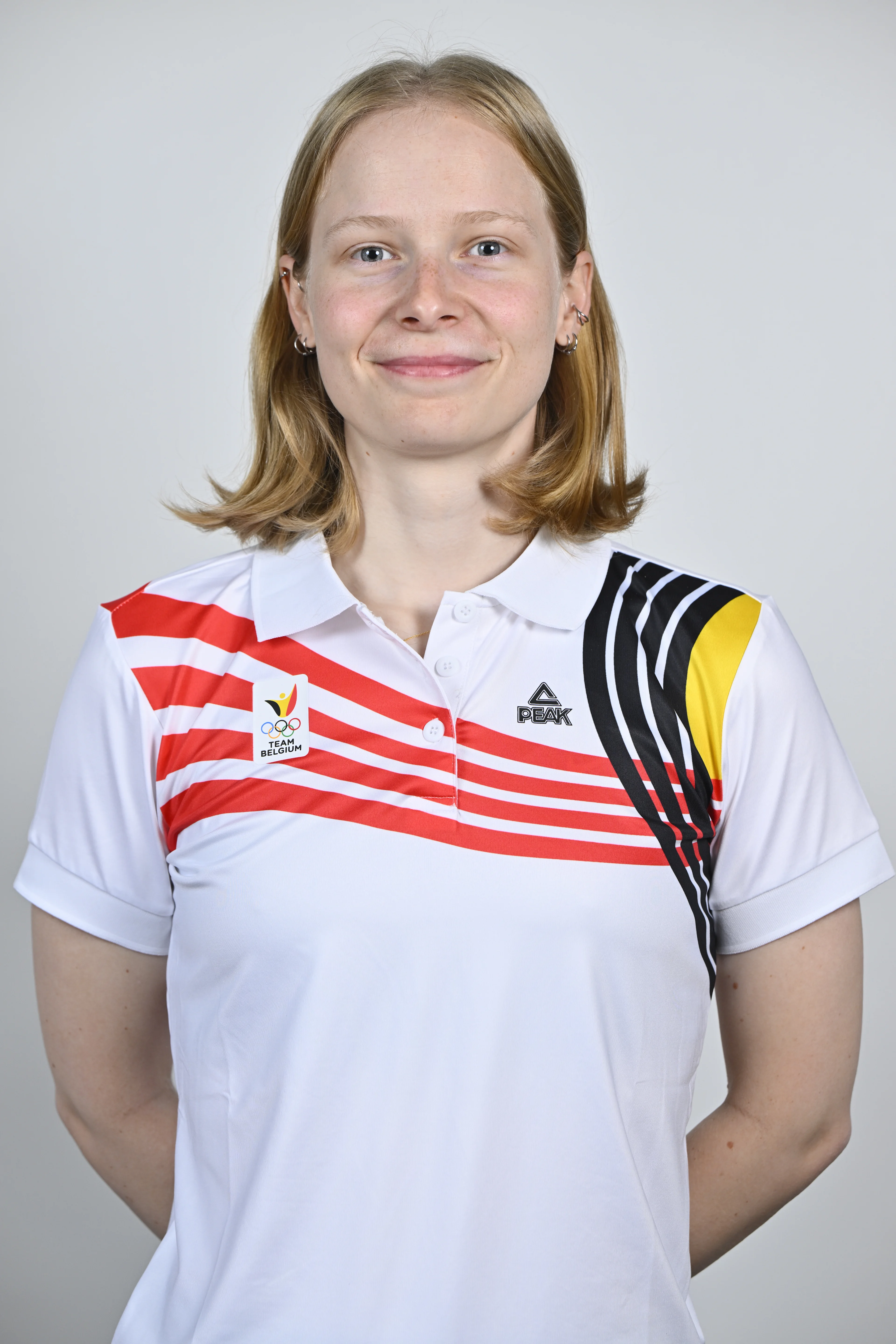 Athlete Tineke den Dulk poses for the photographer during the annual training camp of Team Belgium (19-25/05), in Rio Maior, Portugal, Friday 23 May 2025. BELGA PHOTO ERIC LALMAND