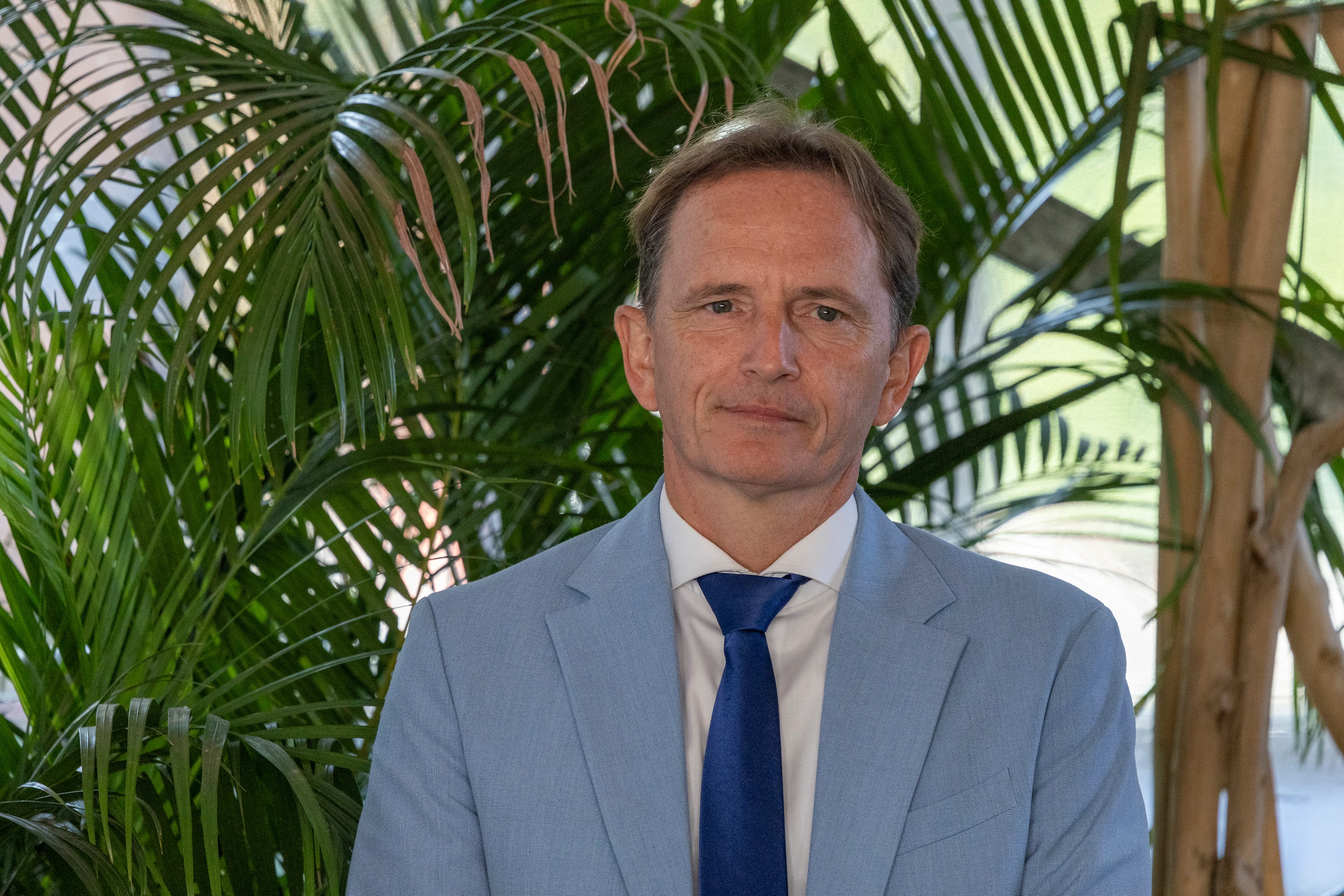 Jean-Michel Saive (Sports) pictured during the award ceremony for the 'Merites Wallons' by the Walloon Government, at the Elysette, in Jambes, Namur, Saturday 14 September 2024. BELGA PHOTO NICOLAS MAETERLINCK