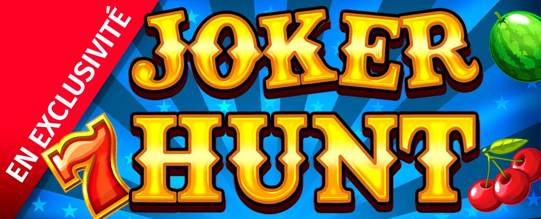 🃏 En exclusivité sur Starcasino ! Joker Hunt de Synot!