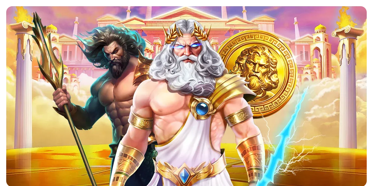 Gates of Olympus Dice, Rise of Triton and Coins of Zeus: three immersive mythological slots with spectacular bonuses and graphics.