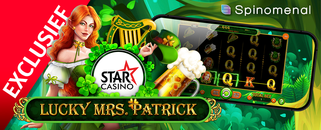 🍀🌈 Exclusief bij Starcasino! Starcasino x Lucky Mrs. Patrick van ...