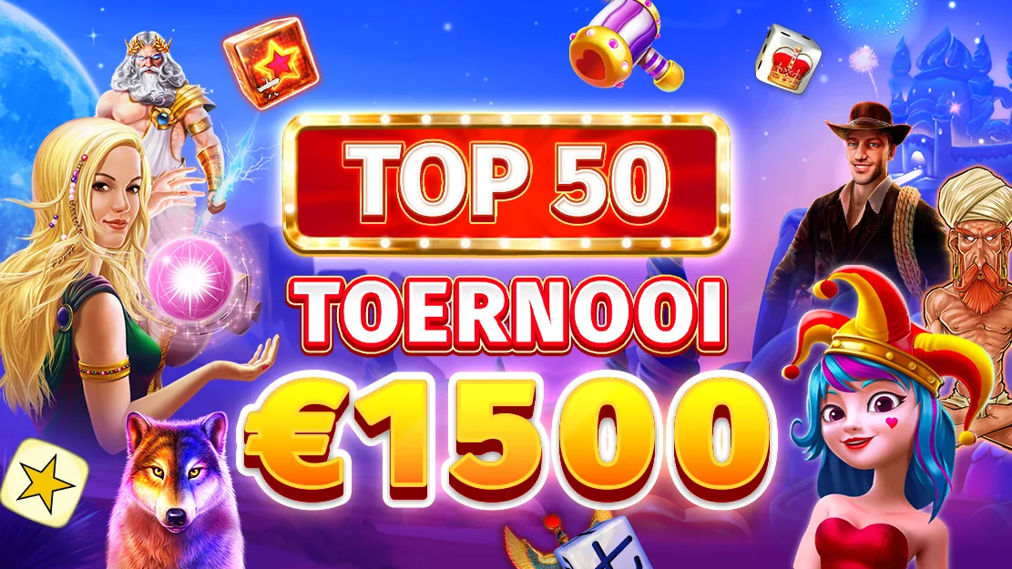 🎲 Exclusief bij Starcasinodice! €1.500 Top 50 Tournament