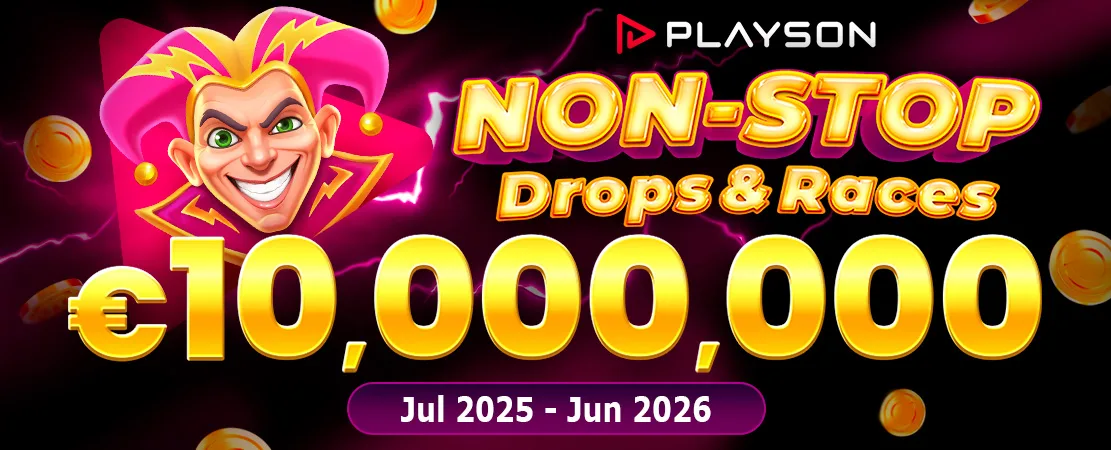 💸 €280.000 to win in July with Playson Non-Stop Drop