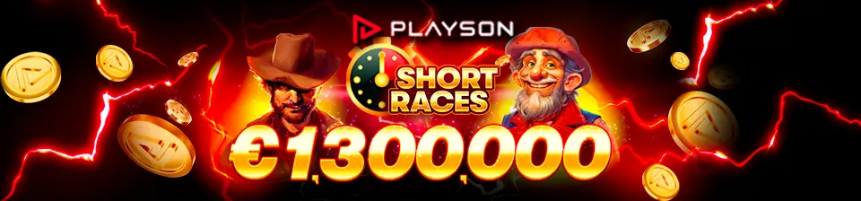 🏎️ Feel the adrenaline rush as you drift through the competition's slippery turns, each one a fresh opportunity for victory with Playson Short Races!