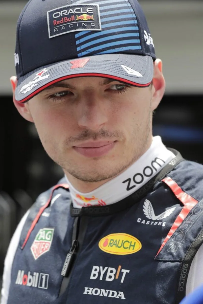 Red Bull Racing's Dutch driver Max Verstappen gestures before the Sprint race at the Jose Carlos Pace racetrack, aka Interlagos, in Sao Paulo, Brazil, on November 2, 2024, on the eve of the Formula One Sao Paulo Grand Prix.  Sebastiao Moreira / POOL / AFP