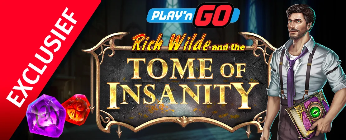 🏺 Exclusief bij Starcasino! Rich Wilde and the Tome of Insanity van Play'nGo!