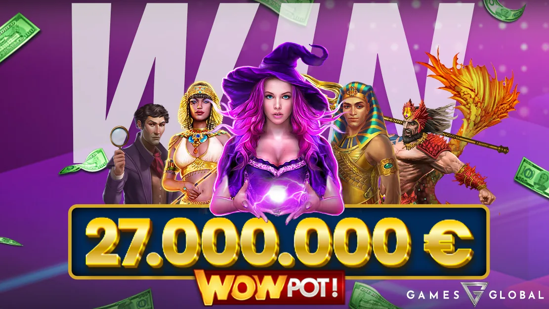 💰 Le Wowpot de Games Global atteint l'incroyable somme de 27.000.000 € !
