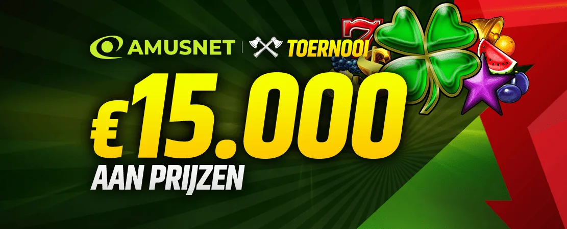 🍀 €15.000 Amusnet Toernooi