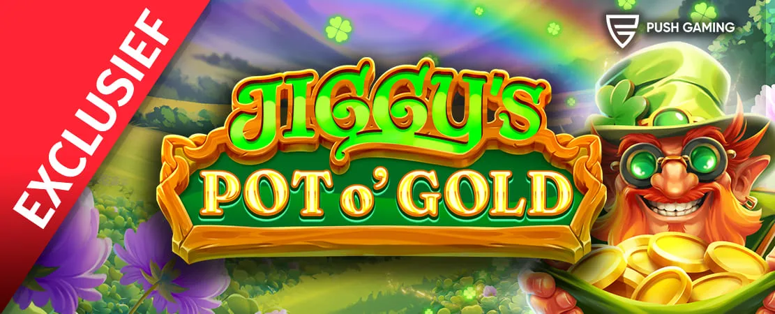 🍀 Jiggy’s Pot O’ Gold van Push Gaming – Alleen bij Starcasino!