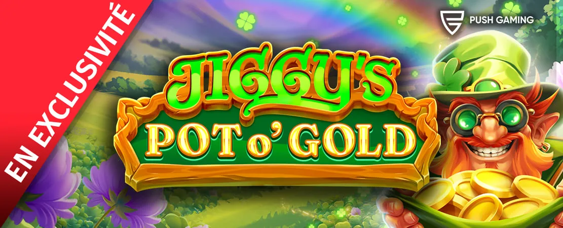 🍀 Jiggy’s Pot O’Gold de Push Gaming – Uniquement chez Starcasino !
