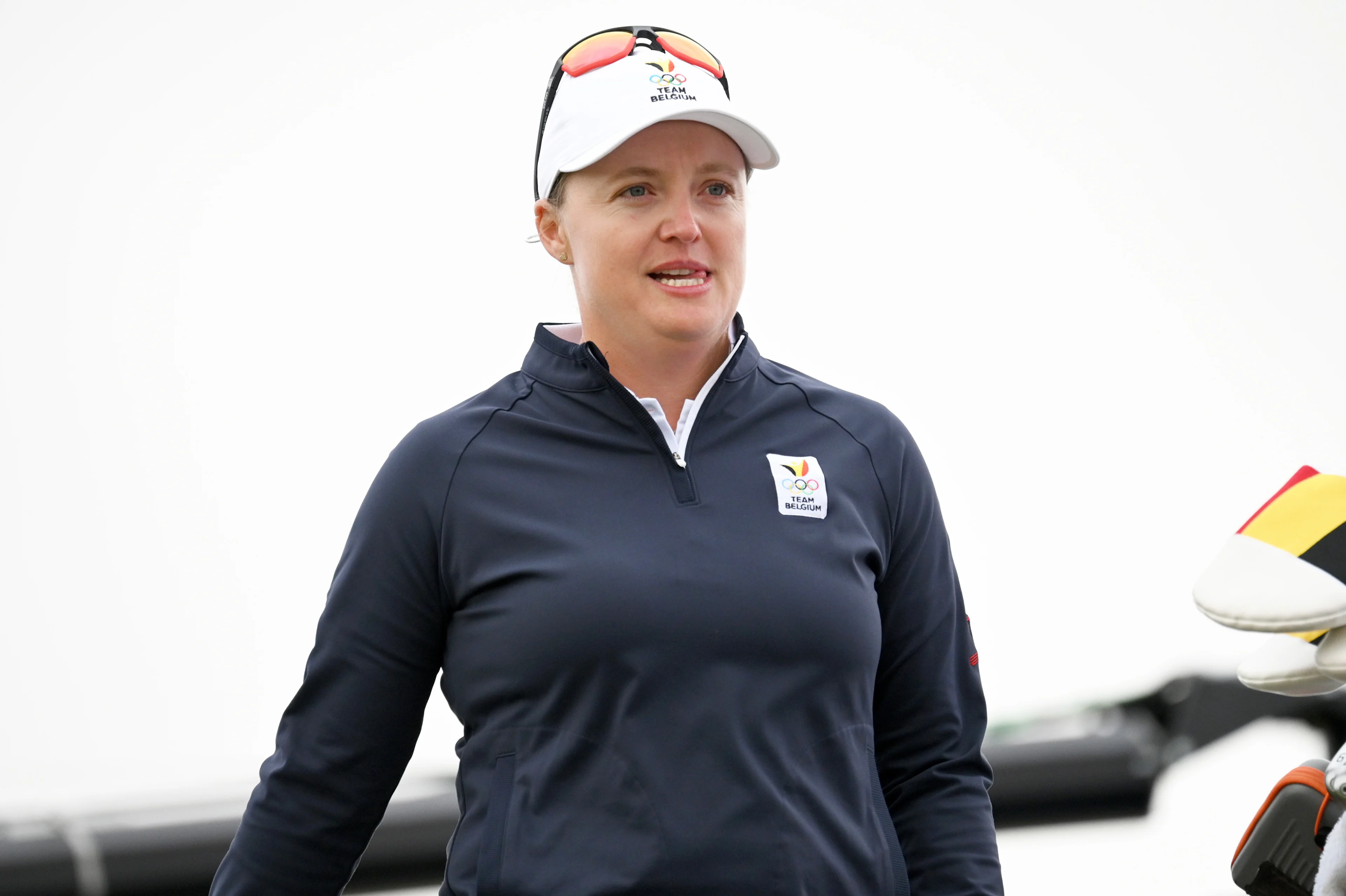 Belgian golfer Manon De Roey pictured during the first round of the Women's stroke play golf competition at the Paris 2024 Olympic Games, on Wednesday 07 August 2024 in Paris, France. The Games of the XXXIII Olympiad are taking place in Paris from 26 July to 11 August. The Belgian delegation counts 165 athletes competing in 21 sports. BELGA PHOTO ANTHONY BEHAR   **  ** *** BELGIUM ONLY ***