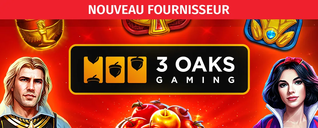 🎰 3 OAKS Gaming chez Starcasino! 🎰