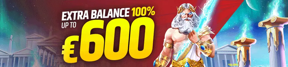 Daily Extra Balance: 100% up to €600 ⚡
