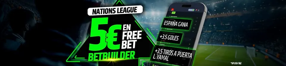 Bet&get Freebet 5€ J1