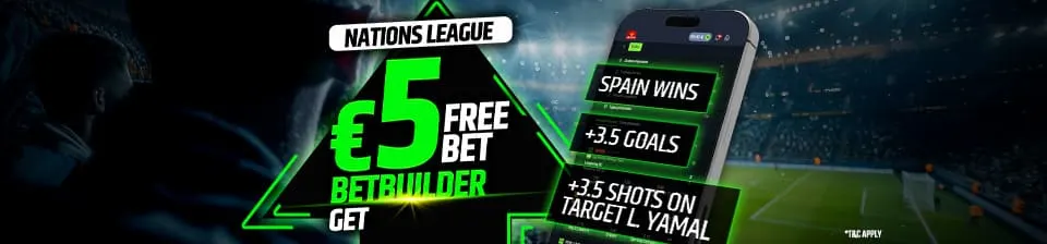 Bet&get Freebet 5€ J1