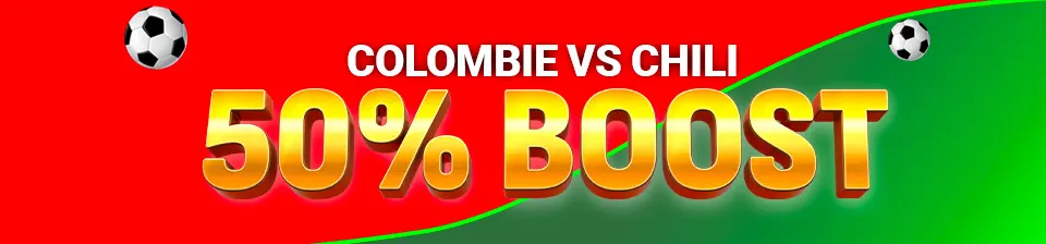 Wed op de Colombia vs Chili en geniet van een boost van 50% op je grootste winst. 🚀