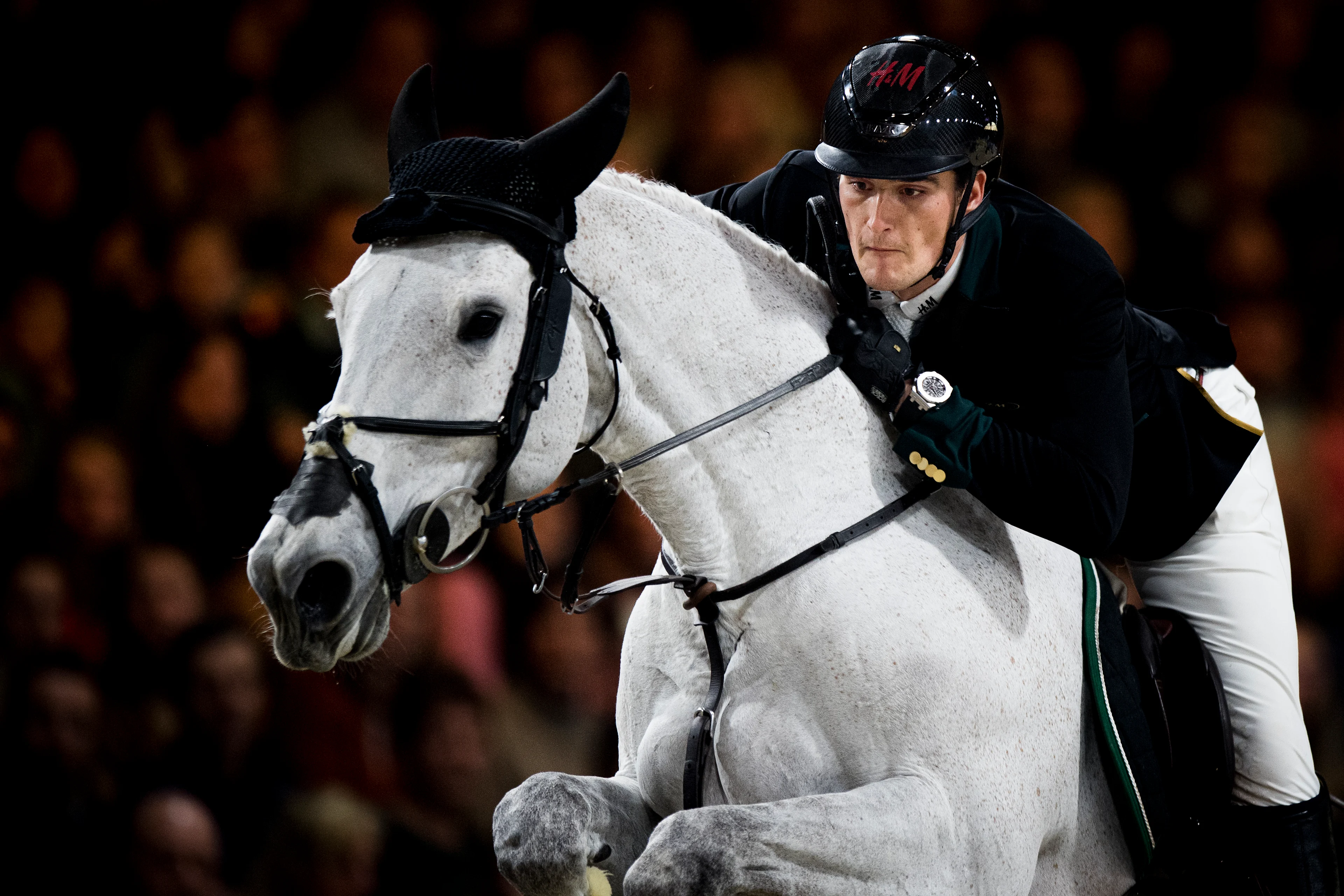 Olivier Philippaerts with H&M Legend Of Love pictured in action during the FEI World Cup Jumping competition at the 'Vlaanderens Kerstjumping - Memorial Eric Wauters' equestrian event, in Mechelen, Monday 30 December 2019. BELGA PHOTO JASPER JACOBS