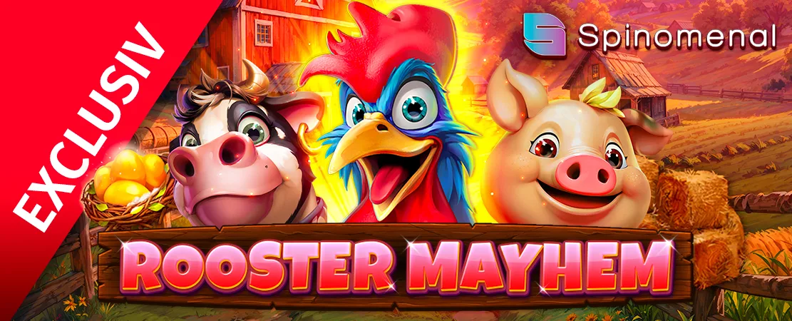 🐓 Exclusiv la Starcasino! Rooster Mayhem de Spinomenal!