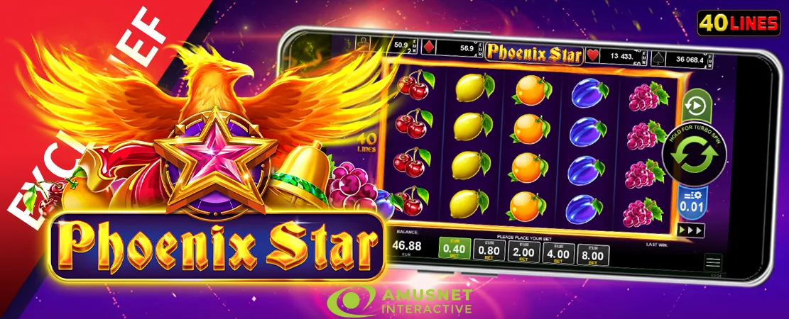 🔥 Exclusief bij Starcasino! Phoenix Star van Amusnet!