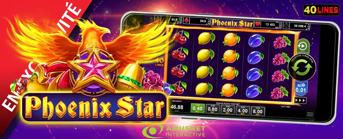 🔥 En exclusivité sur Starcasino ! Phoenix Star d'Amusnet !