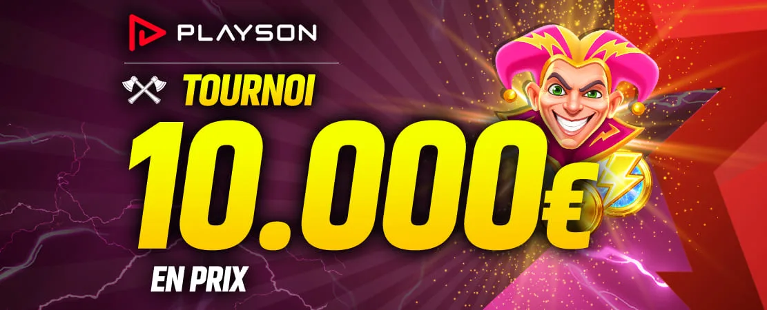 🏆 Tournoi Playson 10.000 €