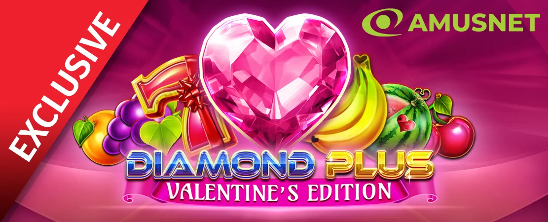 💎❤️ Exclusively at Starcasino! Diamond Plus Valentine's Edition by Amusnet ❤️💎