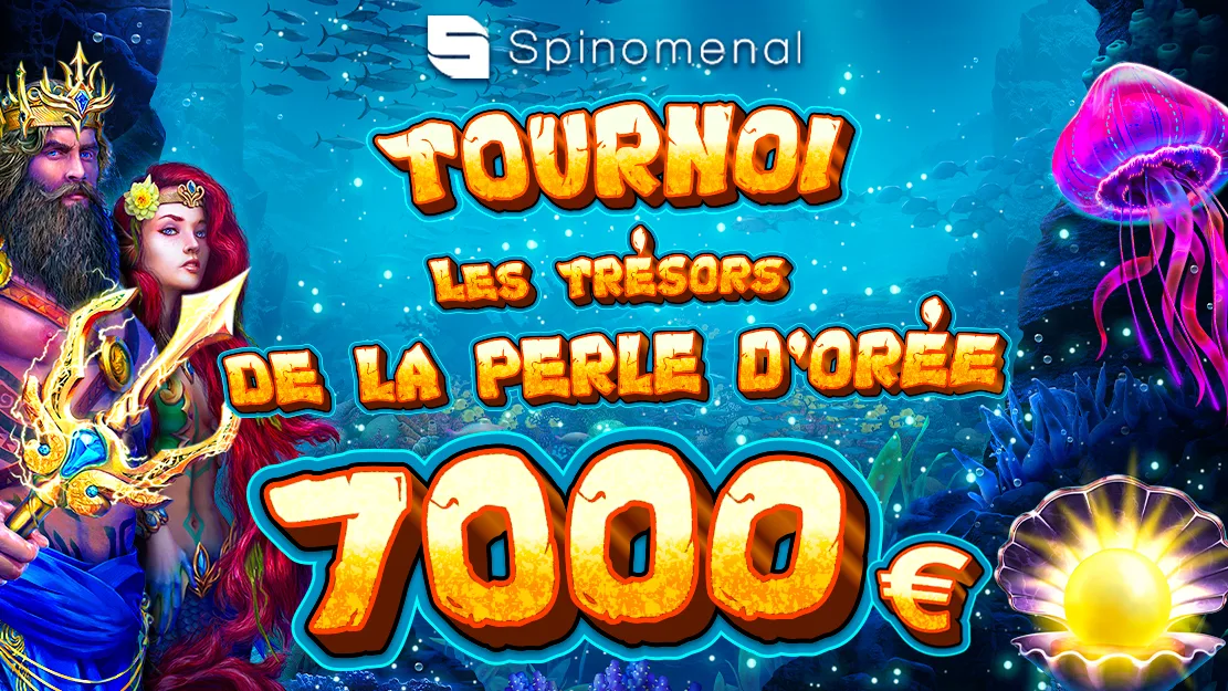 🧜🐚 Plongez dans l'aventure sous-marine de €7.000 avec 'Les Trésors de la Perle Dorée' !
