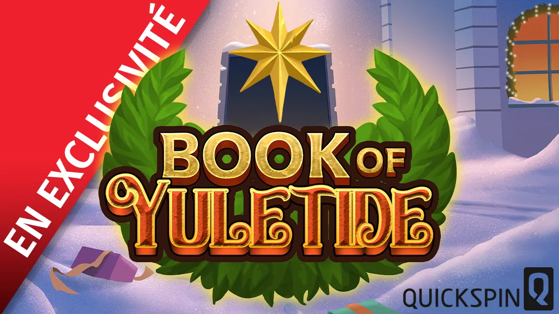 🎄En exclusivité sur Starcasino! Book of Yuletide de Quickspin!